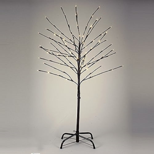 Large Brown Twig Tree with 120 Twinkle LED Lights