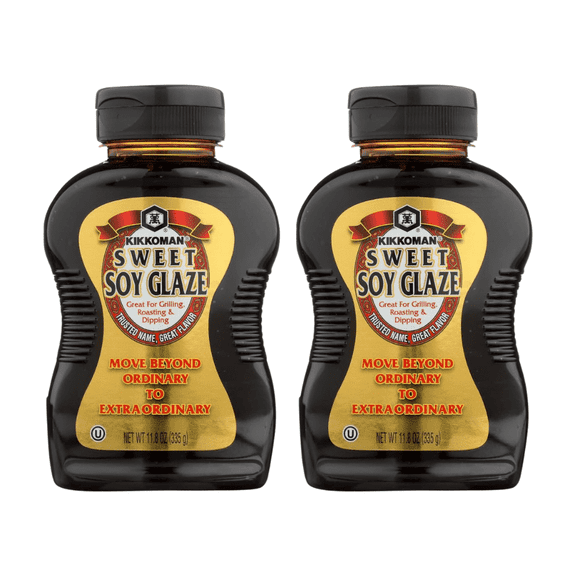 Kikkoman Sweet Soy Glaze (2 Bottles) 11.80-oz