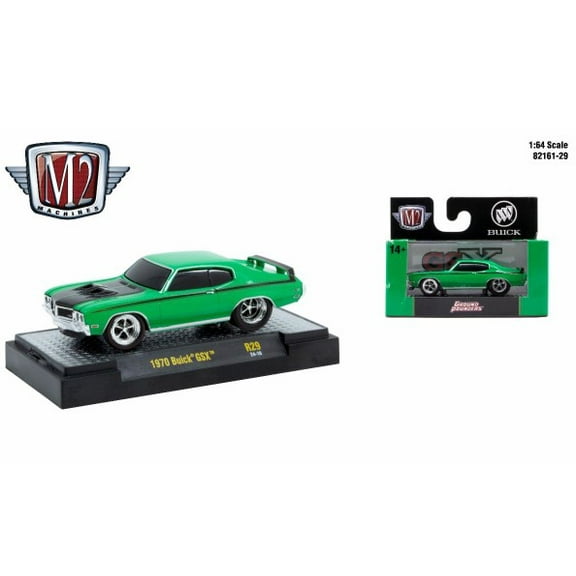 M2 Machines Ground Pounder R29 1970 Buick Gsx