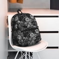 thumbnail image 5 of Pofeuu Black Cats In A Garden Print Laptop Backpack Travel Canvas Backpack for School Lightweight and Comfortable Backpack College Backpack Schoolbag, 5 of 6