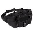 thumbnail image 1 of Yuarrent Riñonera con hebilla, cremallera multifuncional, impermeable, camuflaje, para hombre, riñonera, deporte, Camping, escalada al aire libre Mochilas de mochilero Negro Yuarrent OD022570-01, 1 of 6