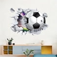 thumbnail image 4 of Game Day Soccer Essentials 3D Soccer Wall Art Decals, Room Football Wall Stickers for Sports Theme Decor, Easy to Install with Vivid 3D Visual Effect, Fit for Bedroom Playroom Classroom, 4 of 5