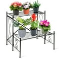 thumbnail image 4 of Canddidliike 2-Tier Metal Plant Stand Garden Shelf, Heavy Duty Plant Holder Shelf for Home Indoor Outdoor, 4 of 9