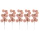 thumbnail image 2 of 5 Piezas de Tallos de Hojas Artificiales de eucalitto , para Dormitorio, Sala de , Jardín, Decoración de Bodas, Accesorio para fotografía Rosa Macarena Hojas decorativas, 2 of 7