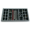 thumbnail image 2 of DR. ORGANIZER 3331 Multi-Purpose Valet Jewelry Organizer, with Velvet Tray, US Patented, 26 compartments, Clear with Gray Insert, 2 of 4