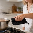 thumbnail image 4 of 1Pcs Kitchen Pot Holders Set Heat Resistant Pure Cotton Potholders Kit Trivets Large Coasters Hot Pads Pot Holders for Everyday Cooking and Baking by 6.6 x 6.6 Inch,Red, 4 of 5