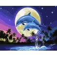 thumbnail image 1 of Two Dolphins Paint by Numbers, 1 of 7