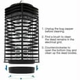 thumbnail image 4 of SAYFUT Mosquito Killer Bug Zapper with 365-390nm UV LED Mosquito Lamp Powerful Insect Killer Electronic Insect Killer for Indoor Outdoor Backyard Patio Home Camping Travel, 2/1 PCS, 4 of 6