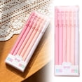 thumbnail image 2 of 0.5mm Black Retractable Gel Pen 6 Piece Set, Smooth Writing Needle Tip Rollerball Pens For Journaling, Simple Minimalist Office Stationery, Style B (Multicolor, 16.5*5.9*2), 2 of 6