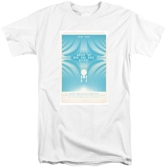 Star Trek Tos Episode 3 Adult Tall T-Shirt 18/1 T-Shirt White