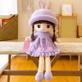 thumbnail image 1 of Muñeca De Trapo Bonita, Muñecas De Peluche, Muñeca De Trapo Bonita Y Esponjosa Para Niñas, Muñeca De Peluche Suave Con Sombrero Y Falda De Orejas De Conejo, 1 of 4