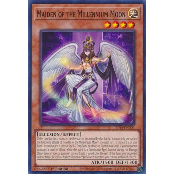 YuGiOh The Infinite Forbidden Common Maiden of the Millennium Moon INFO-EN004