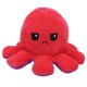 thumbnail image 1 of Muñeco de peluche de pulpo, peluche reversible, animal con tapa de doble cara, juguetes multicolores para bebés (rojo rosa púrpura), 1 of 9