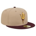 thumbnail image 3 of Men's New Era  Khaki Arizona State Sun Devils Two-Tone 59FIFTY Fitted Hat, 3 of 5