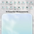 thumbnail image 3 of INSMART Bluetooth Body Fat Scale with App, Scale with BMI, Body Fat, Muscle Mass, Body Composition Analysis Digital Scale,400lb,Gradient Purple, 3 of 8
