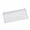 White O, variant on Guodhu Transparent Mesh Single Pencil Case, Large Capacity Visible Stationery Rectangular Pouch, Stain Resistant Lightweight Pen Bag for Student Office Home Daily Use(White O)