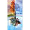 thumbnail image 1 of Pintura al óleo sin marco por números DIY Four Seasons Tree Picture Craft Kit para el hogar Tmvgtek decoración de arte en el hogar, 1 of 9