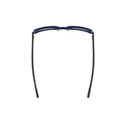 Walmart Mens M0501 Square Prescription Eyeglasses with Case, Navy Blue