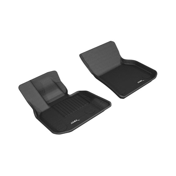 3D MAXpider Custom Fit Kagu Floor Mat (Black) Compatible with BMW X3 (G01) 2018-2025 / X4 (G02) 2019-2025 - Front Row