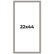 22x44 Frame Grey Real Wood Picture Frame Width 1.25 inches | Interior Frame Depth 0.5 inches | Hans