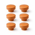 thumbnail image 1 of Perillas de madera para gabinete CUT & PACK 40 mm, paquete de 6, color arena, 1 of 9