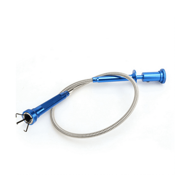 Flexible Magnet 4-Claw LED Light Magnetic Long Spring Picker Car Repair Catcher Toilet Gadget Sewer Tool