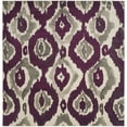 thumbnail image 6 of SAFAVIEH Porcello Collection PRL7736B Ivory / Purple Rug, 6 of 9