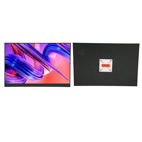 Portable Monitor, 3.5mm Type C Port Dual Speaker External Second Display Support Screen Casting 144Hz HD Multimedia Interface Multi Function for PC
