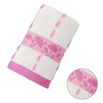 AUQ Wash Gags for Body,Thick Cotton Loop Weaving Washcloths for Showering,Strong Absorption Capacity Makeup Washcloths for Face,Pink,29.53*13.78*0.39in