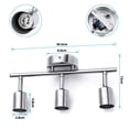 thumbnail image 3 of Plafonnier à 3 Lumières Luminaires Spots Industrie Moderne LED Luminaire Plafonnier d'Éclairage à la Maison Hôtel Plafonnier, 3 of 5