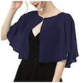 thumbnail image 1 of Bufanda de gasa para mujer: chal ligero para vestidos, accesorio para fiestas nocturnas, 50 cm de largo, 1 of 4