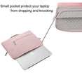 thumbnail image 3 of MOSISO Laptop Sleeve Protective Case Bag Polyester Notebook Briefcase Handbag for 11.6" Macbook Air/Chromebook/Microsoft Surface,Pink, 3 of 7