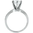 thumbnail image 2 of Pompeii 2ct Solitaire Moissanite Engagement Ring 14k White Gold (G/H,VVS1), 2 of 2