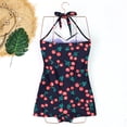 thumbnail image 2 of Traje de Baño Sexy para Mujeres Sujetador Impreso Camisola Conservadora, Traje de Baño Corto para la Playa, Vacaciones Y Ocio de Verano, 2 of 4