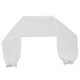 thumbnail image 2 of lionlar Femmes Chiffon Soyeux d Boléro Étole Cape Couverture Enveloppe Poncho Châle Hauts, Blanc,, 2 of 7