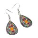 thumbnail image 5 of Sonducket 1 par de pendientes de araña, pendientes bohemios con diamantes de imitación, pendientes de joyería exagerados coloridos para seiscientos dieciocho 2Conjunto, 5 of 6