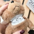 thumbnail image 3 of Airpods Case Airpods 1&2, Cute Bear Soft Fur Furry Kawaii Fun Cool Mini Airpods Cover Case with Keychain Wireless Charging Box Airpods 1 & 2, 3 of 3