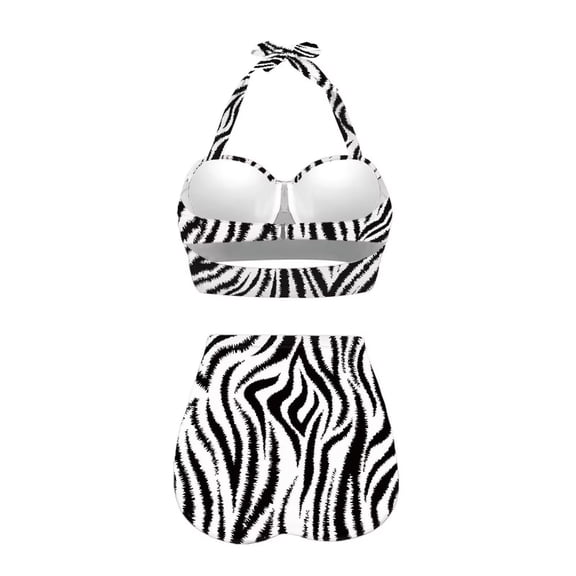 High Waisted Bikini Sets for Women 2 Piece Bathing Suits for Women High Waisted Neck Bikini Two Piece Swimsuits