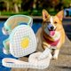 thumbnail image 5 of Juego de Arnés Y Correa para Gatos con Bolsas para Caminar, Chaleco para Perros s, Arnés de Malla Suave, Arnés para Cachorros para Gatitos Y Co , Verde, S Yinane Arnés de chaleco para cachorros, 5 of 7