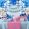 thumbnail image 5 of Blue Silver Balloon Arch Garland Kit, Navy and Pastel Blue Latex Party Balloons With Silver Star Foil Balloon for Birthday, Baby Shower, Wedding, Graduation, Anniversary Party Decor, 5 of 13