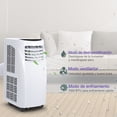 thumbnail image 4 of Costway Aire Acondicionado Portátil con Mando para Enfriar Humidificar Ventilar Agua Operación Silenciosa para Casa Oficina Blanco 32 x 62,5 x 36 cm, 4 of 8
