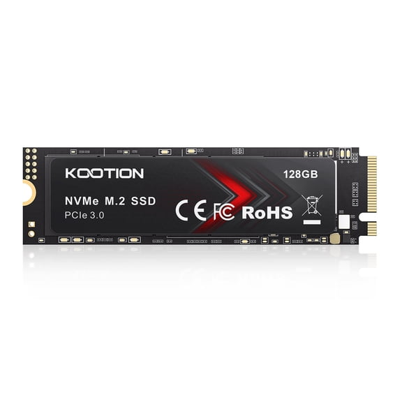 128GB M.2 2280 PCIe 3.0 NVMe SSD Internal Solid State Drive Up to 1200MB/s for Laptop Desktop
