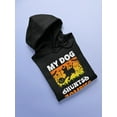 thumbnail image 3 of My Dog Hunts Zombies Hoodie Men -Image by Shutterstock, Male 5X-Large, 3 of 4