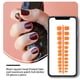 thumbnail image 4 of Uñas postizas cortas de ataúd Soidarity 24 piezas acrílicas estilo francés, 4 of 5