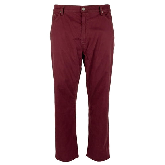 POLO RALPH LAUREN Men's Big & Tall Stretch Classic Fit Sateen Jeans Style Pant Rd 48Bx32 Red