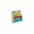 thumbnail image 4 of Delta Children Sling Book Rack 4-Tier 28"H Bookshelf Natural/Blue/Red/Green/Yellow (TB84452GN-1189), 4 of 5
