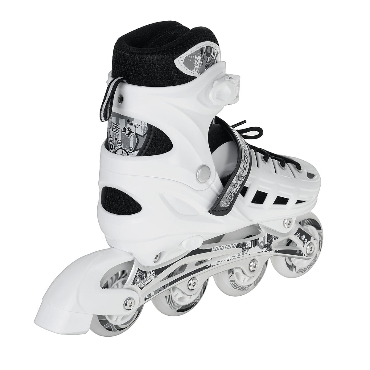 Details about   Inline Skates with 8 Lights Up LED Wheels Outdoor 3_Size Adjustable Rollerblades 