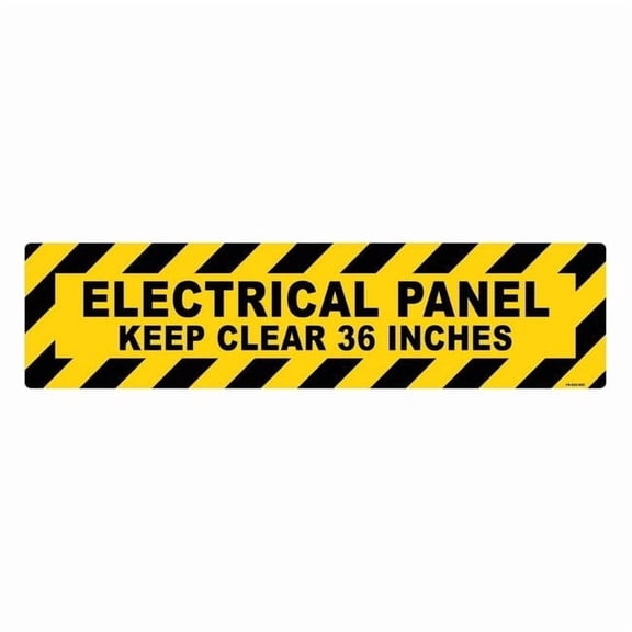 Stranco Anti-Slip Floor Sign,6 in x 24 in,Vinyl FS-624-902