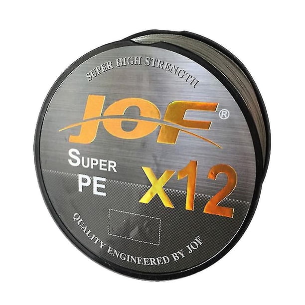 Hilo De Pesca Trenzado Jof 12 Hilos Compatible Con Pesca En Agua Salada 0.128mm
