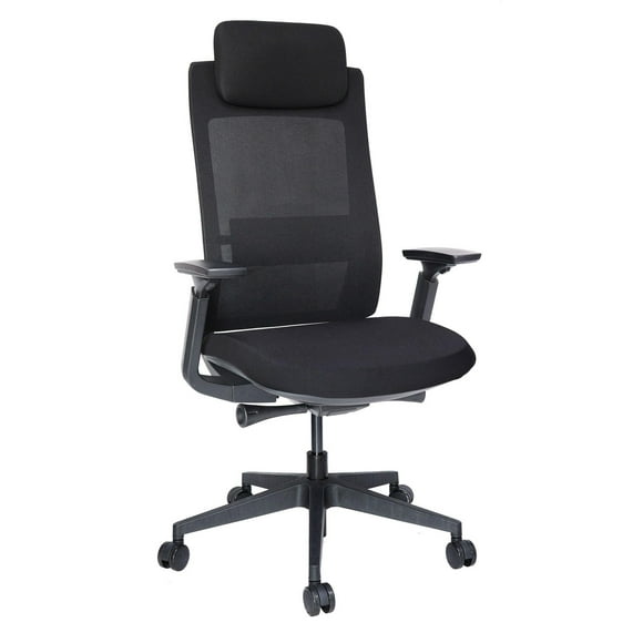 Offiho Silla Ejecutiva de Oficina Ergonómica Reclinable con Altura Ajustable y Cabecera